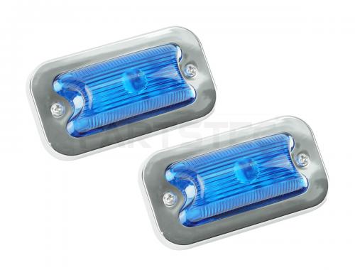 12V/24V兼用 角型 LEDサイドマーカー 2個セット レトロタイプ